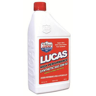 Lucas Oil Synthetic SAE 20W-50 Motor Oil - 10054